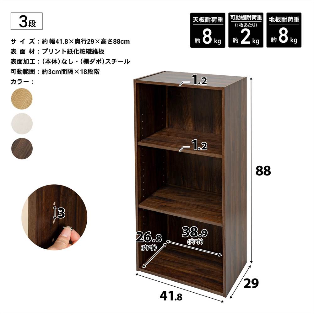 スペック3段