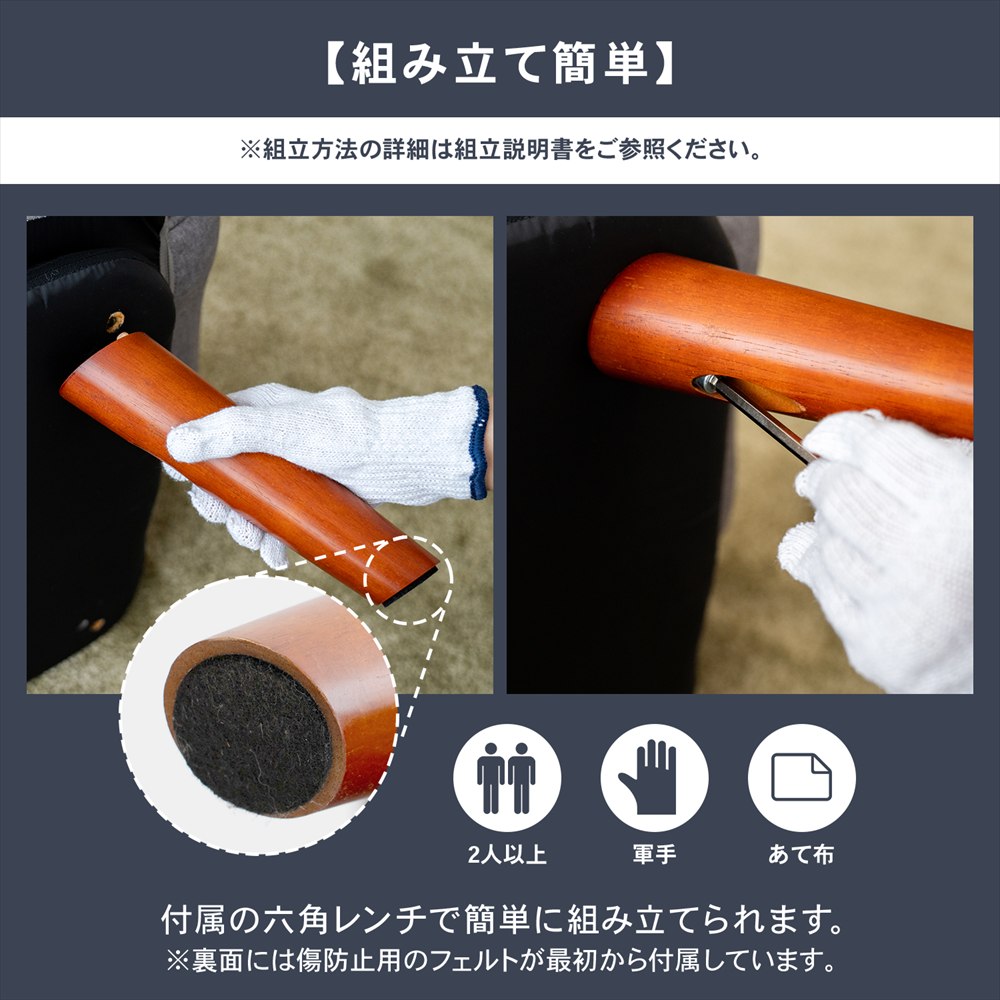 座椅子 回転チェア リクライニング グレー 高座イス リラックスチェア