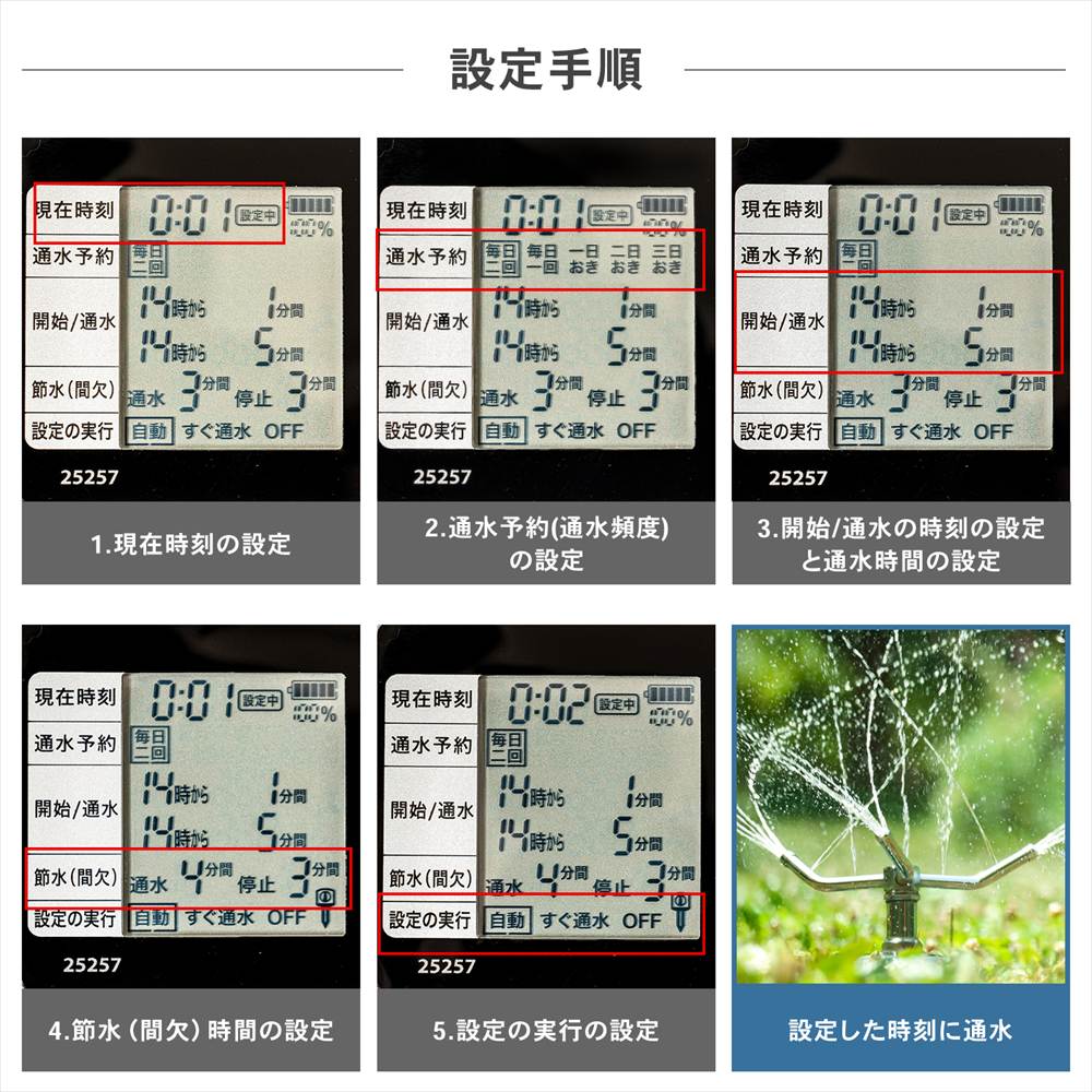 設定手順