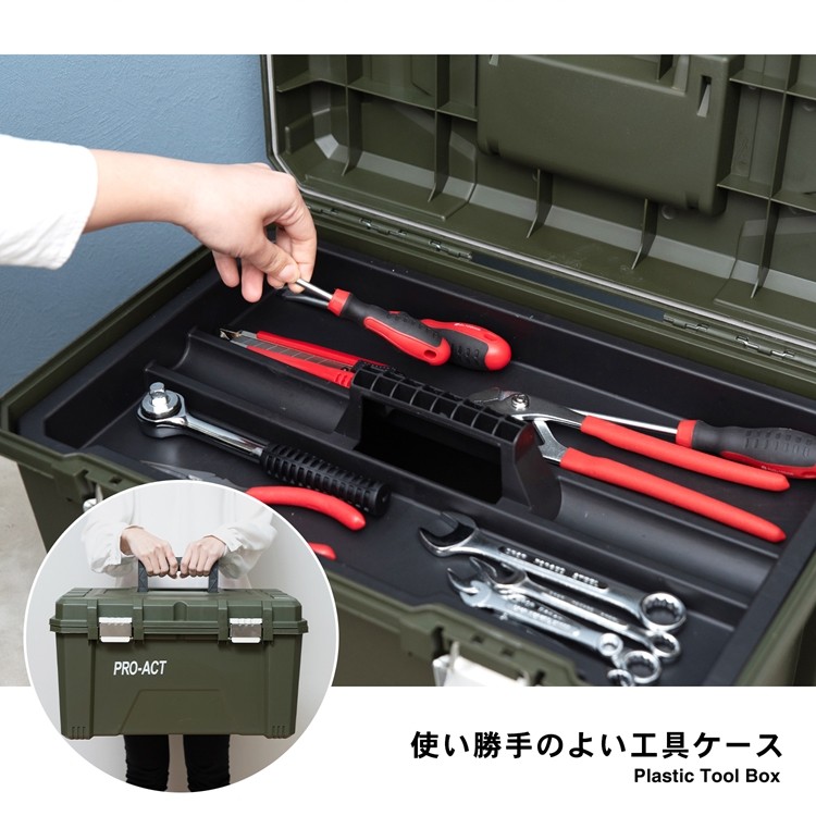banana.hana 　工具箱2個セット KIKAIYA ステンレス工具箱 3個セット ハードBOX 大・中・小