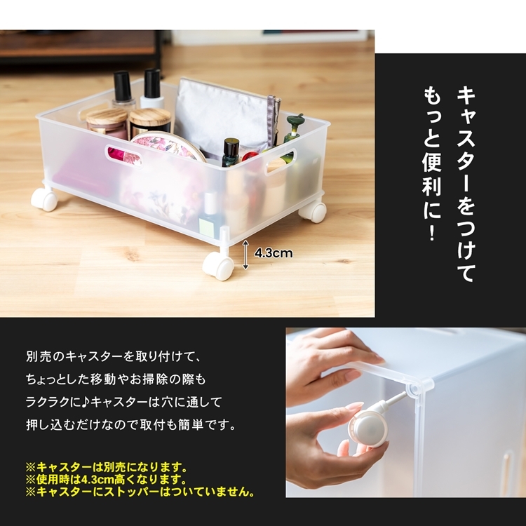 コーナン オリジナル LIFELEX インボックス 横ハーフ クリア KIN