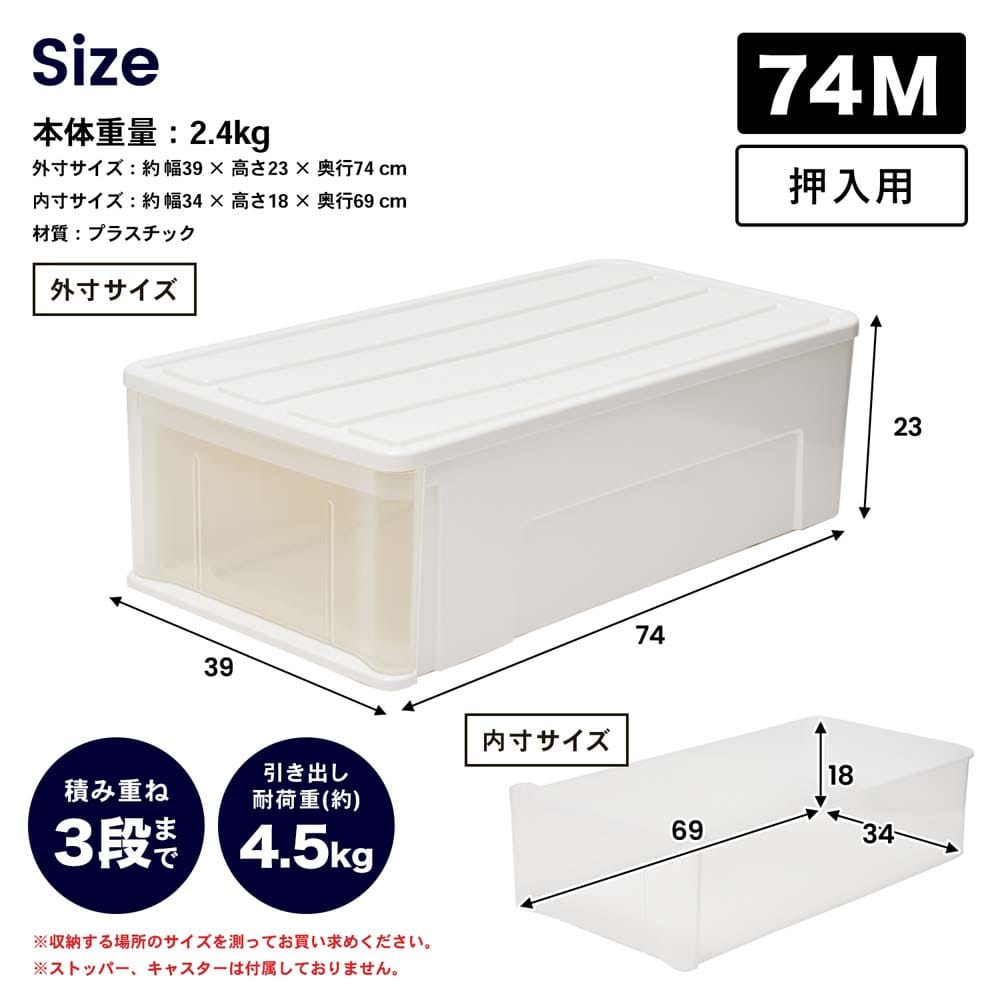 ポイント3倍 6/25-6/28】コーナンオリジナル LIFELEX 引出収納ケース