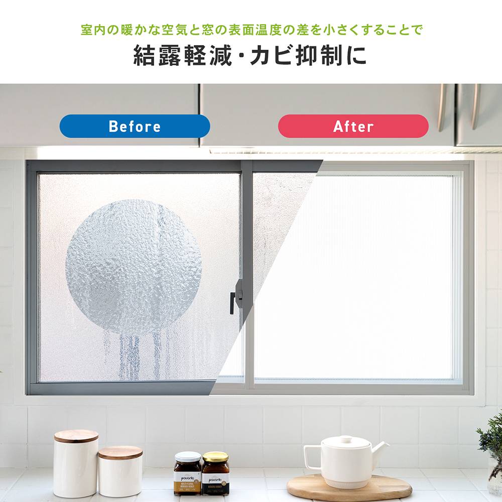 ポイント3倍 7/1】アクリサンデー 新エコな簡易内窓キット品 Lサイズ