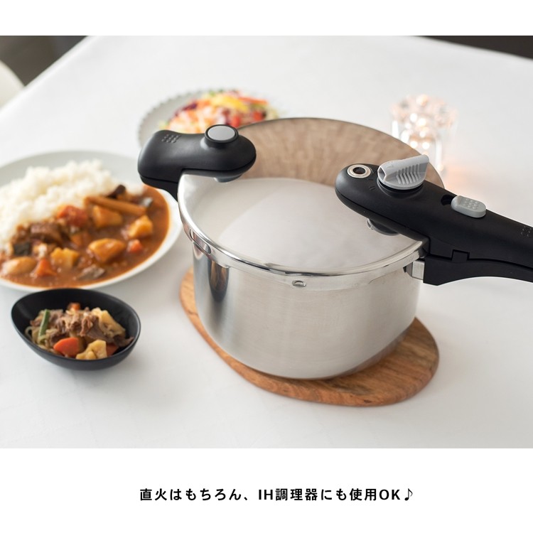 Amazon | 圧力鍋 鍋 圧力 圧力なべ ステンレス鋼圧力鍋 高圧釜用