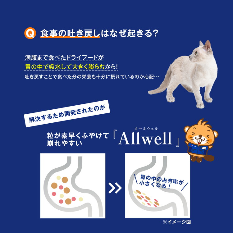 ユニ・チャーム AllWell 室内猫用 贅沢素材入り フィッシュ味 ２