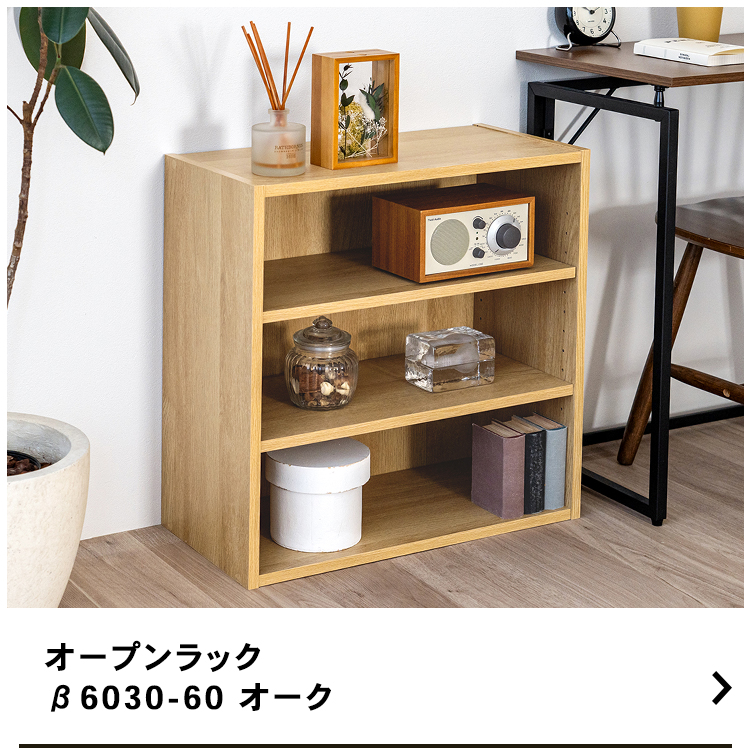 コーナンオリジナル LIFELEX オープンラックβ 6030−120 DBR