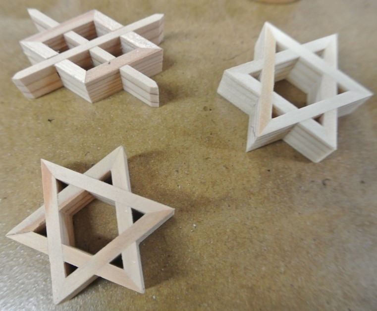 68 麻の葉組子 アクリル板入り2枚一組 木製額縁 【公式通販】