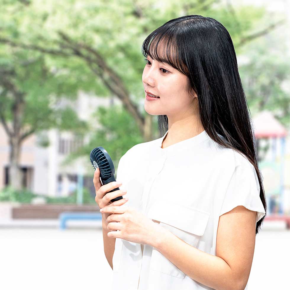 【メーカー公式】コイズミ ハンディファン 乾電...の詳細画像4