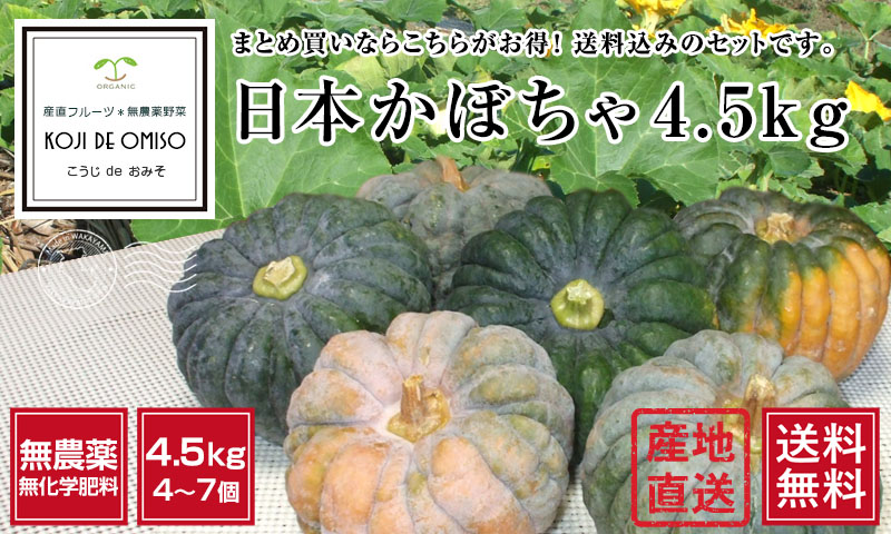 【完全無農薬】　とろける美味しさ　完熟　冬至かぼちゃ　めちゃ甘　糖度20度以上 12月21日は冬至です😋 かぼちゃを食べて無病息災😋 ゆず湯に入っ