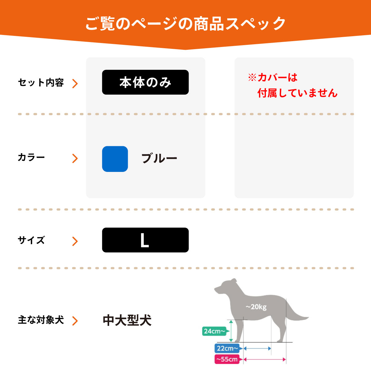 OneAid リラクッション ペット L ブルー 犬用 介護 介護用品 ベッド