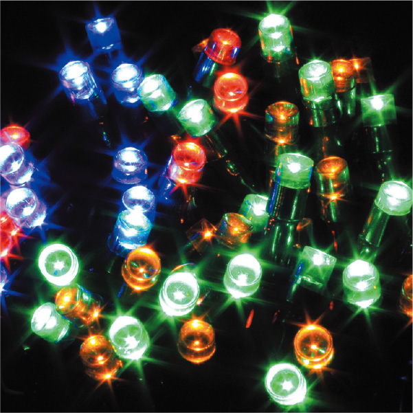 イルミネーション ソーラー ストレートライト 10m 100球 クリスマス