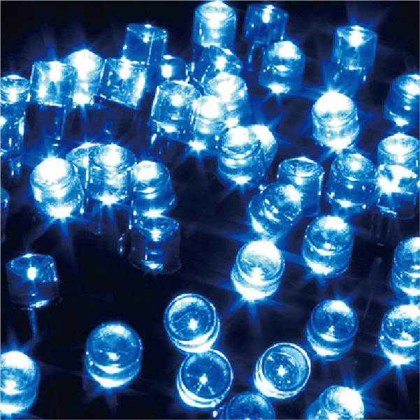 イルミネーション ソーラー ストレートライト 10m 100球 クリスマス