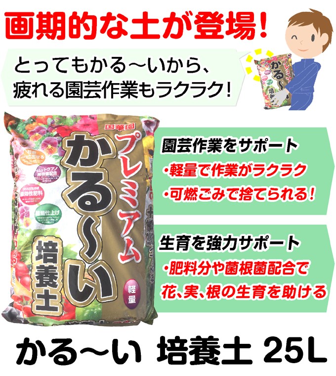 かる〜い培養土タイトル