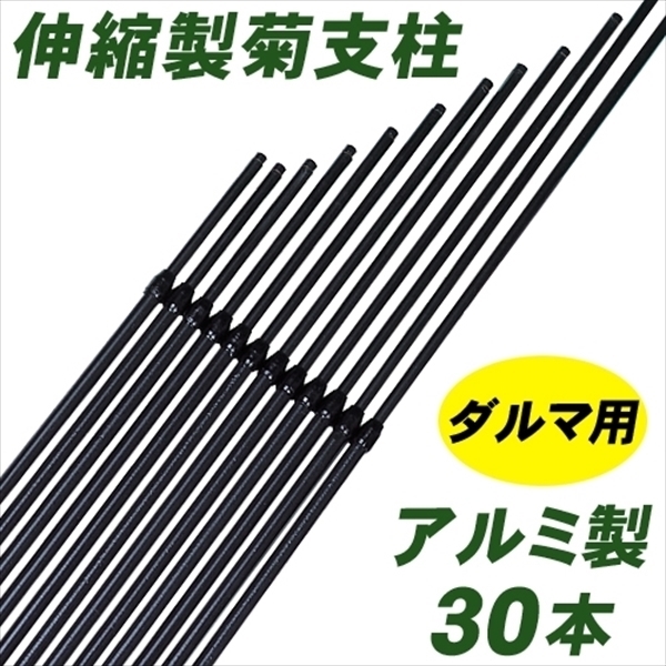 支柱 アルミ製ダルマ菊支柱 30本1組 菊栽培用 国華園 国華園｜kokkaen