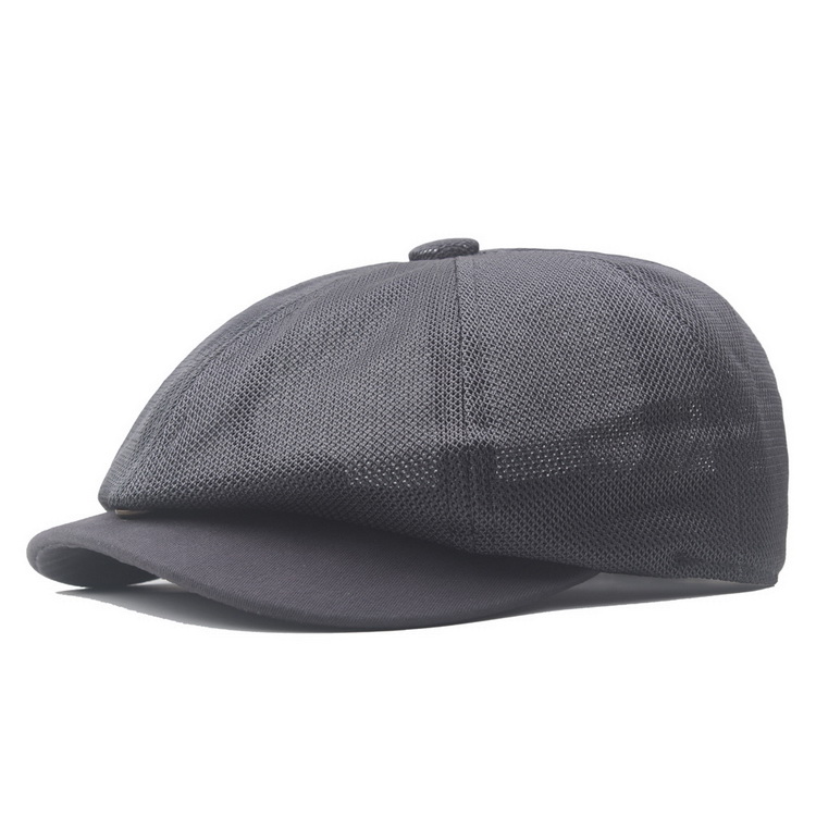 ハンチング・キャスケット Stripe Bucket Hat - Dark Grey Grey Cat Gentleman with Glasses Bucket Hat for Men Women