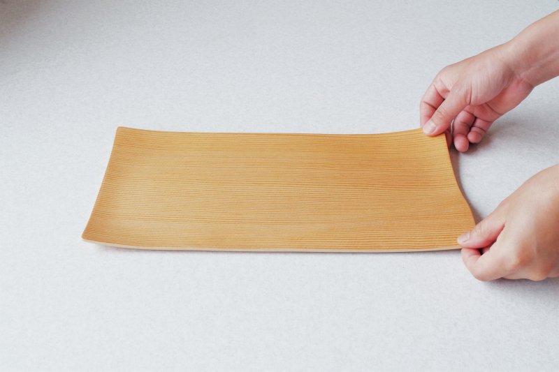 食洗器で洗える GOLDCRAFT プレート KAZ Plate Recta L ゴールド