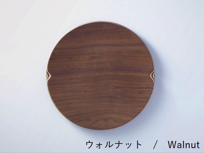 食洗器対応 GOLDCRAFT 丸皿 プライウッド shima (シマシマ) ラウンド L
