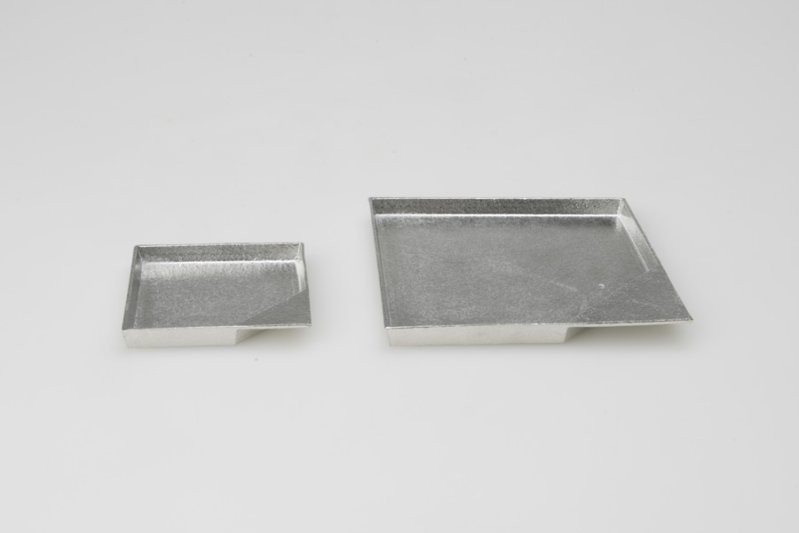 つまみ皿 L kaku 能作 錫 変わった食器 おつまみ お皿 錫製 金属
