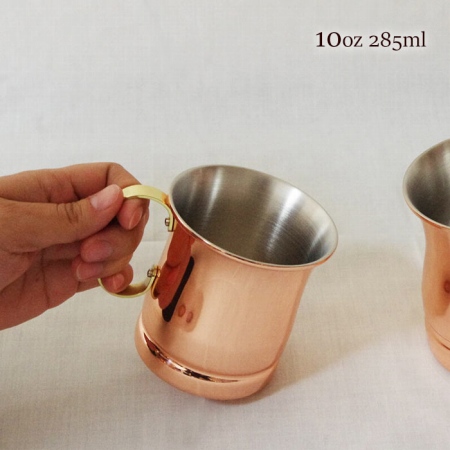 ビアマグ 10oz 285ml 純銅製 新光金属 小さい マグカップ 子どもサイズ 