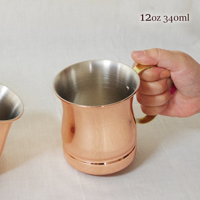 ビアマグ 12oz 340ml 純銅製 新光金属 銅製品 銅マグカップ ジョッキ