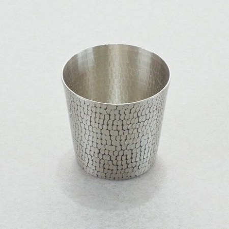激安！特価品 新光金属 ロックカップ 青被せ 純銅製 手打ち 銅 錫 高級 コップ グラス・カップ・酒器