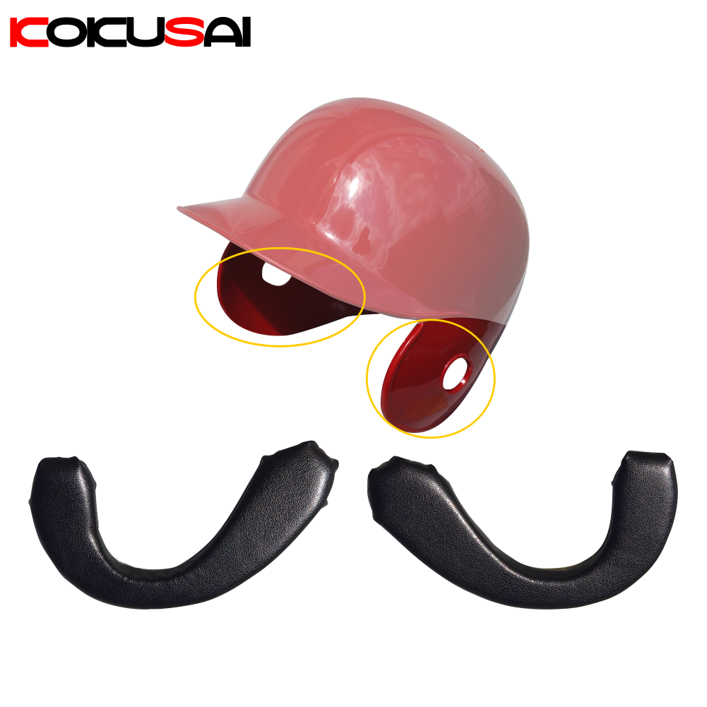 野球ヘルメット用耳パッド 両耳用 コクサイ KOKUSAI HS880 4組セット 