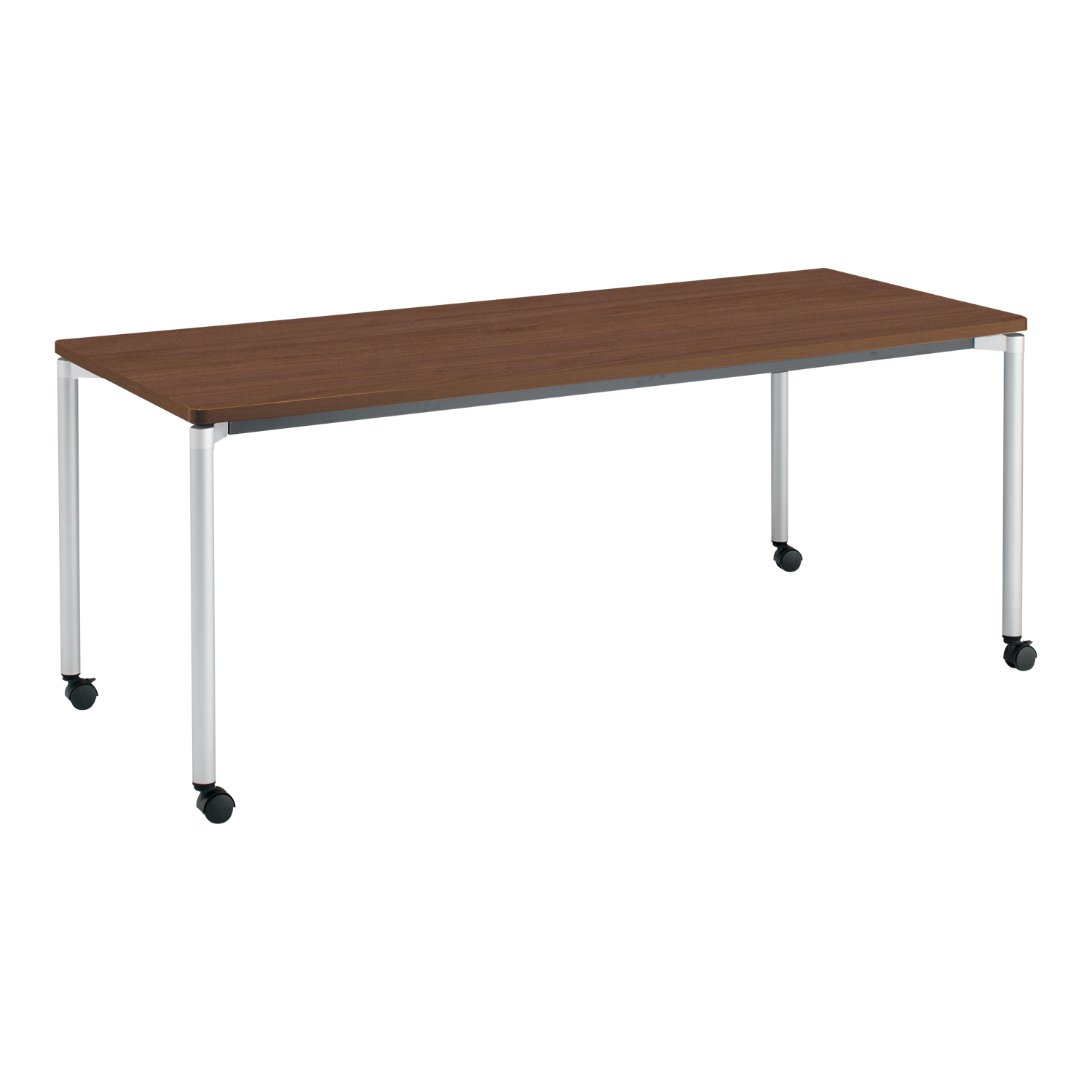 【ラクラク納品】コクヨ ミーティングテーブル JUTO ジュート MT-JTMR187-C 4本脚 角形天板 丸脚 塗装脚 キャスター ラウンドコーナー 幅180×奥行75cm_8