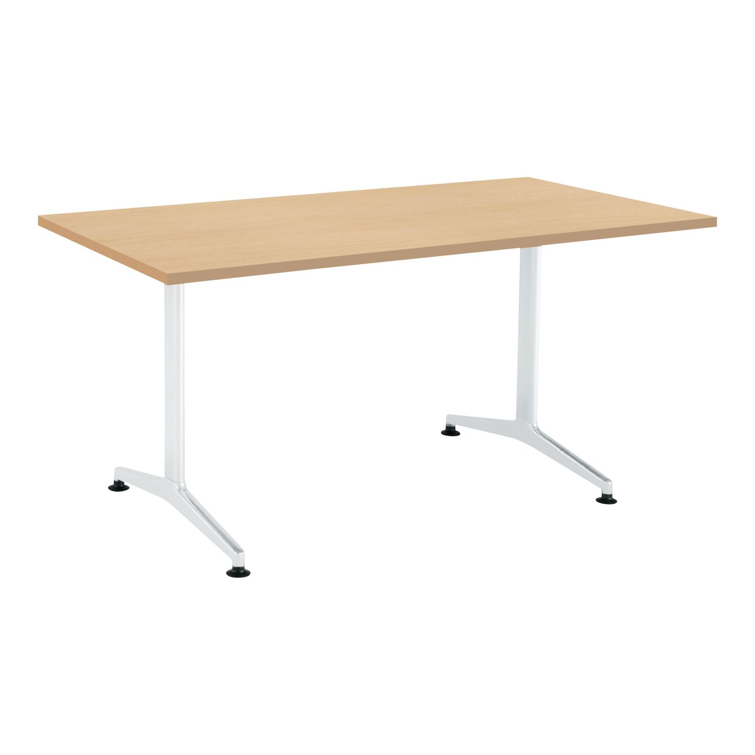 【ラクラク納品】コクヨ ミーティングテーブル JUTO ジュート MT-JTT157 Ｔ字脚 角形天板  塗装脚 アジャスター スクエアコーナー 幅150×奥行75cmの画像
