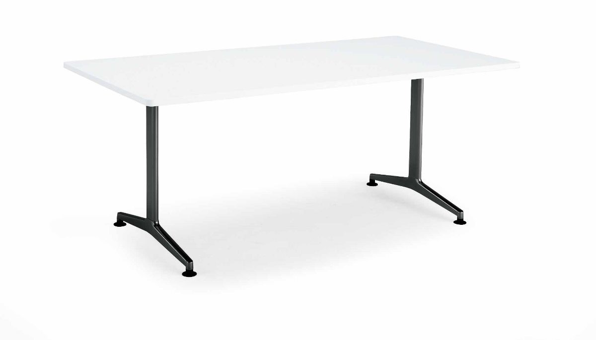 【ラクラク納品】コクヨ ミーティングテーブル JUTO ジュート MT-JTTR189 Ｔ字脚 角形天板  塗装脚 アジャスター ラウンドコーナー 幅180×奥行90cmの画像