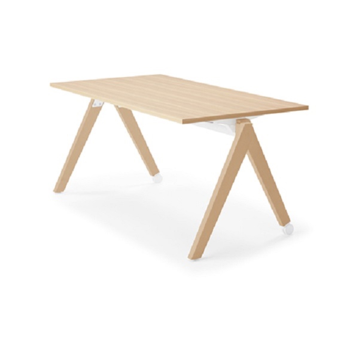 【新登場】 【ラクラク納品】コクヨ ミーティングテーブル DAYS OFFICE wood tilt ウッドチルト XY-TWT158F 長方形天板 天板フラップ 幅159.5×奥行80cm 【XUR2707083187】(96292円)