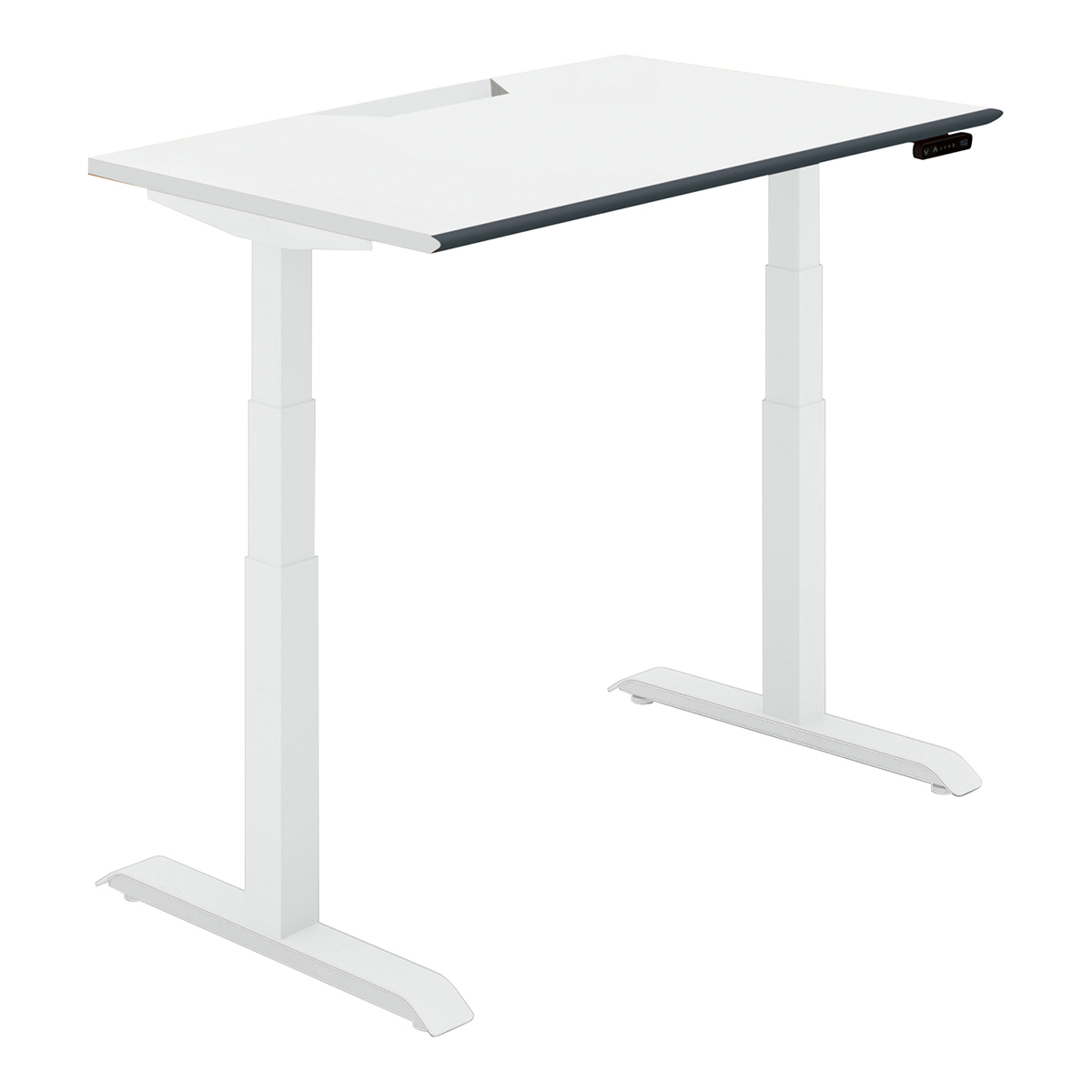 【ラクラク納品】コクヨ 電動式昇降デスク SEQUENCE シークエンス DSE-LSA1207M-SW スタンダード スタンダードカラー ボタン ソフトエッジ 幅115cm_1