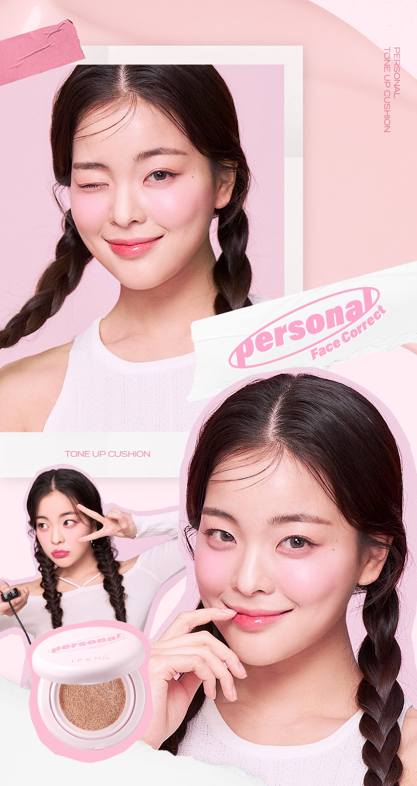 日本正規代理店 】IPKN& イプクン パーソナル トーンアップ クッション Personal Tone-up Cushion クッションファンデ  SPF30 PA++ 韓国ダイソーコスメ : 8809581735385 : MEKOKORE - 通販 - Yahoo!ショッピング