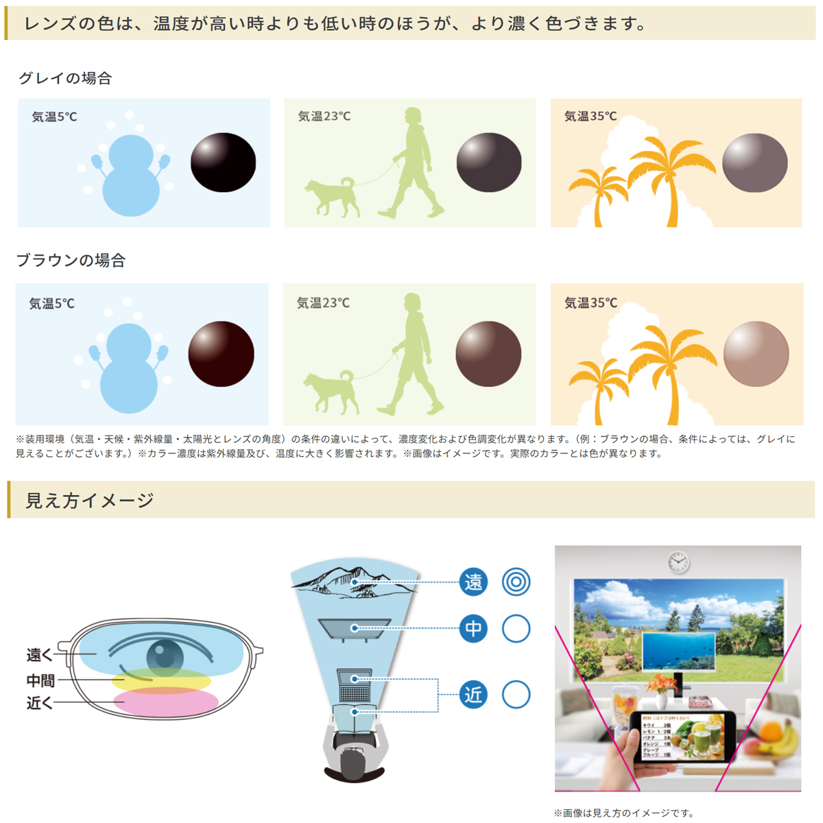 オプションレンズ】HOYA ホヤ 遠近両用 可視光調光 ミラーコート