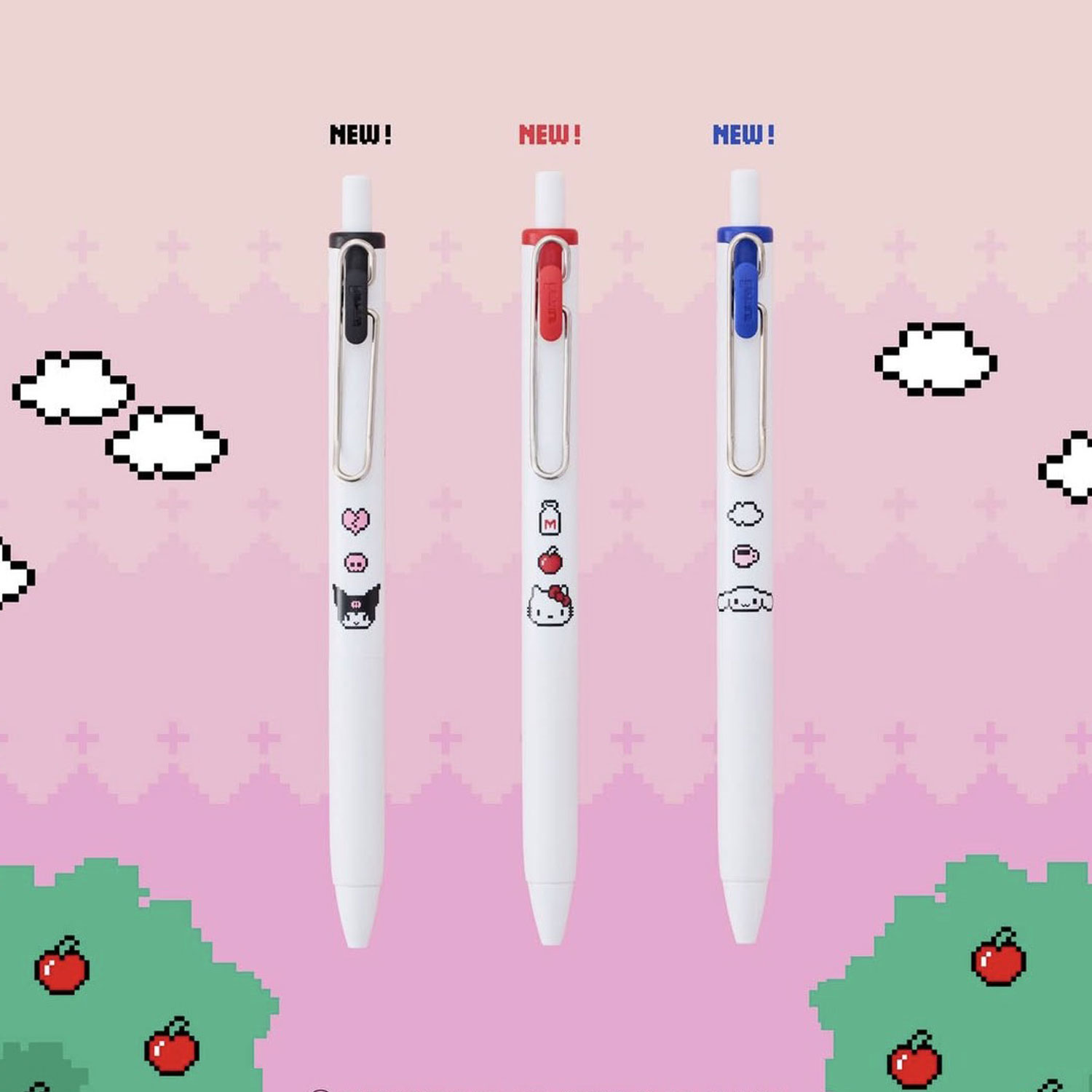 三菱鉛筆 uni-ball one ユニボール ワン 0.38 サンリオ 全3色セット