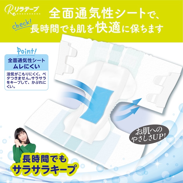 最大P16%☆ハッピー24アワー リラテープ 大人用 テープ式 紙おむつ