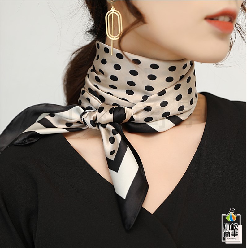 大人気 スカーフ 着こなし ワンポイント ヘアスタイル レディース Scarf 正方形 大判 ストール ネックスカーフ 巻き方 首元 ln0nssj08 小松商事 通販 Yahoo ショッピング