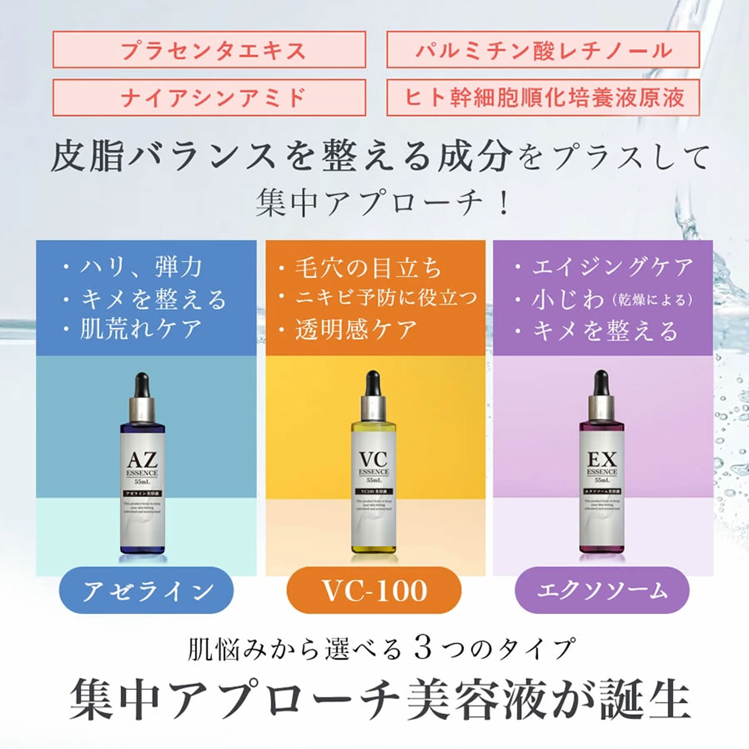 エクソソーム 濃密 美容液 55ml ナイアシンアミド ヒト幹細胞