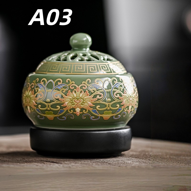 中国香炉 3足銅香炉 家藏珍寶 中国古玩 骨董 時代 唐銅 透かし