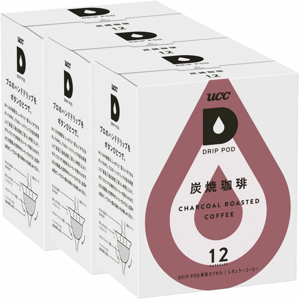 コーヒー 紅茶 緑茶 UCC ドリップポッド 専用カプセル 12杯分 3箱
