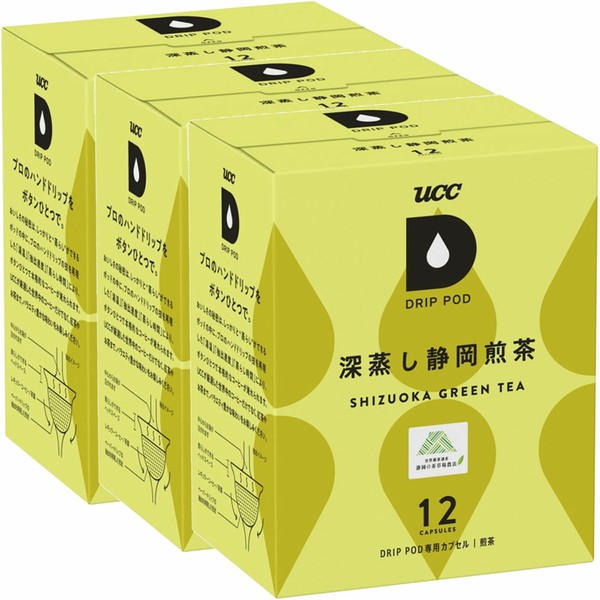 コーヒー 紅茶 緑茶 UCC ドリップポッド 専用カプセル 12杯分 3箱セット 個包装 ドリップ コーヒーメーカー｜komenokura｜05