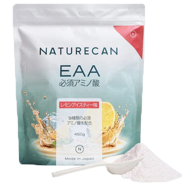 EAA 450g ネイチャーカン アミノ酸 筋トレ レモンアイスティー味 ラムネ味 Naturecan KK-NAT-WEL-EAA-LMN (D)