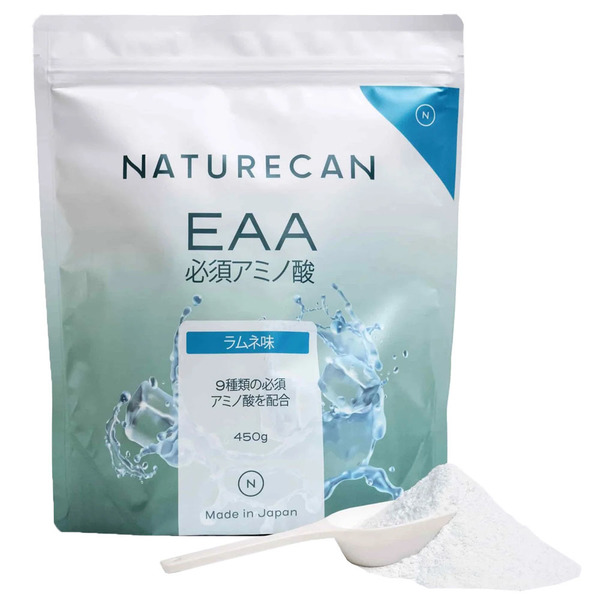 EAA 450g ネイチャーカン アミノ酸 筋トレ レモンアイスティー味 ラムネ味 Naturecan KK-NAT-WEL-EAA-LMN (D)