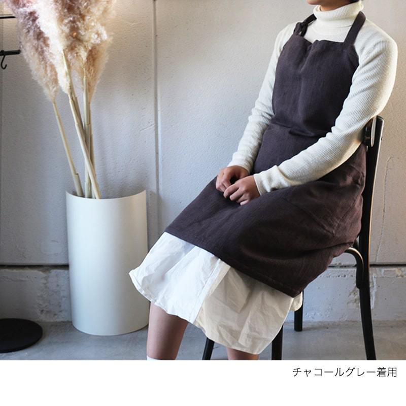 エプロン MOKU Light Towel LINEN APRON モク リネン 今治製 コン