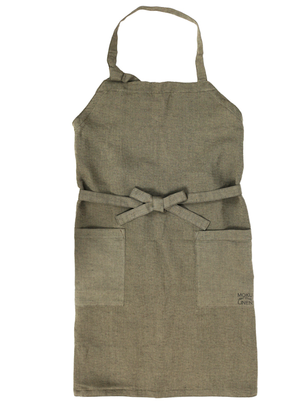 エプロン MOKU Light Towel LINEN APRON モク リネン 今治製 コン