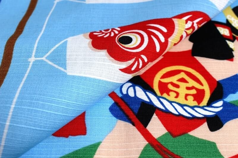 小風呂敷 こいのぼり 5月 中巾 四季彩布 鯉のぼり 金太郎 5月5日
