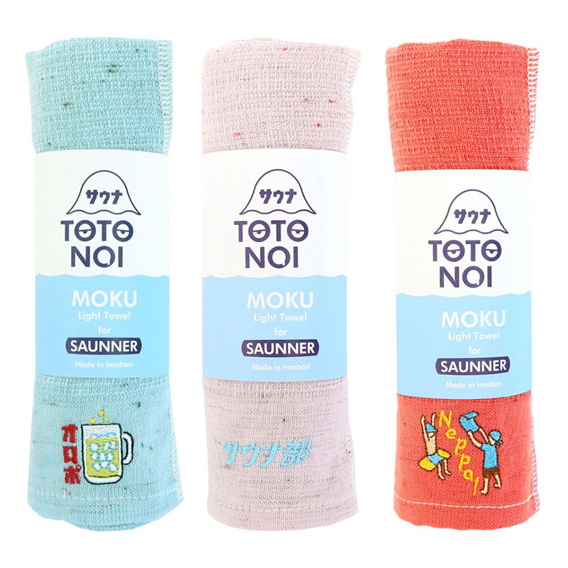 フェイスタオル サウナ MOKU Light Towel 9色 モク Mサイズ 今治製 コンテックス kontex  日本製 綿 34×100 薄手 吸水 速乾 メンズ レディース SAUNNER-MOKU-M｜komesihci5｜03