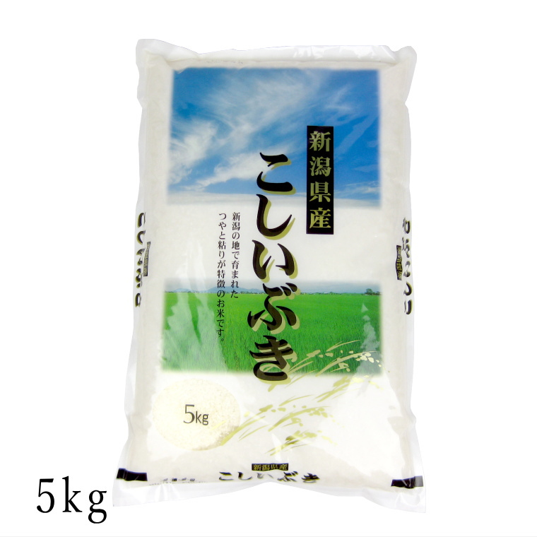新潟県産 こしいぶき （ 令和6年産 ） 5kg 【 送料無料 （ 本州のみ ）】 白米 玄米 選べ ...