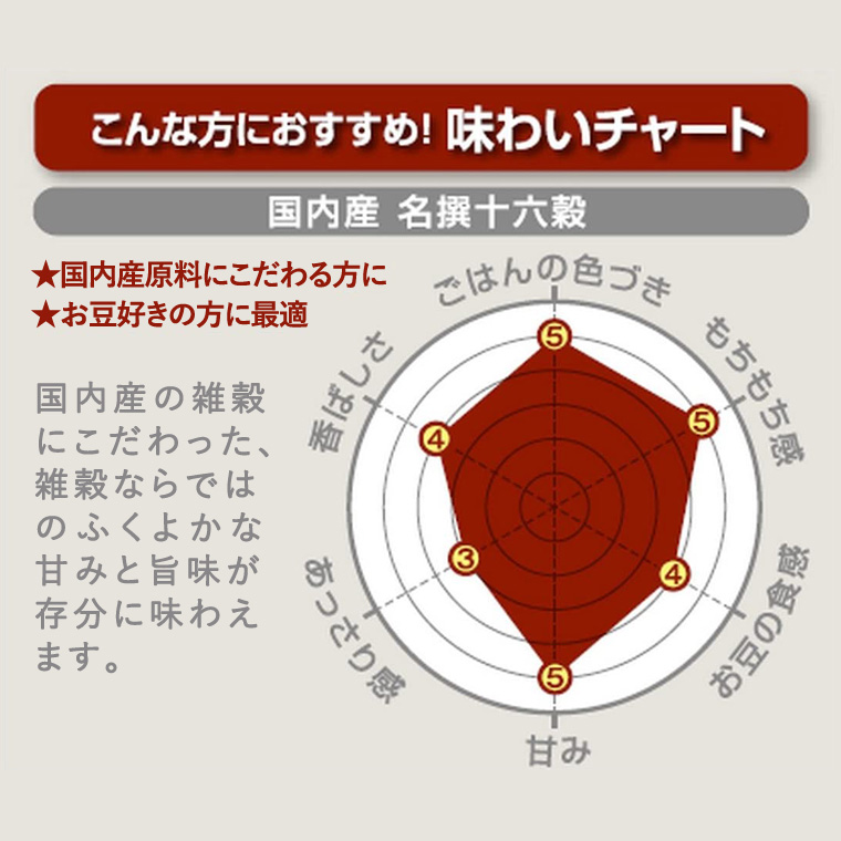 国内産　名撰十六穀