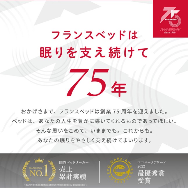 フランスベッド マットレス シングル AN-DLX N | 正規品 75周年 フランスベッド マットレス シングル AN-DLX N | 正規品 75周年