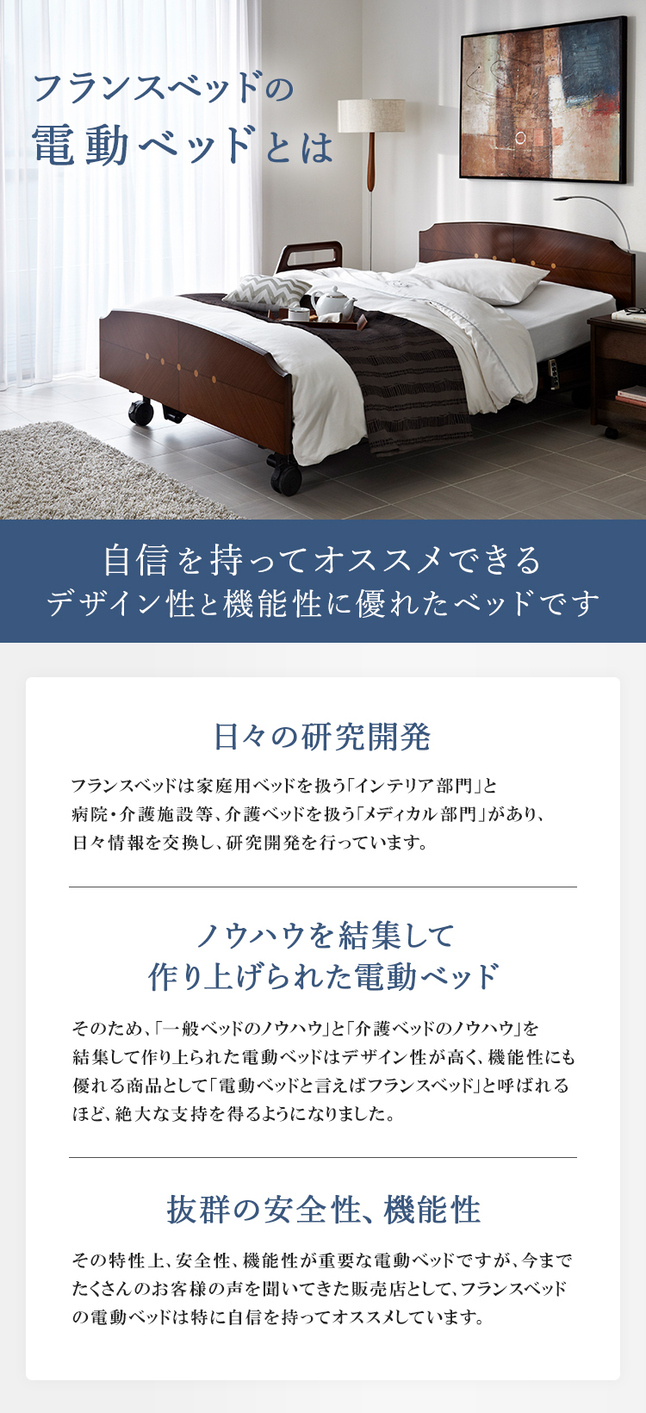 フランスベッド（FRANCEBED） 非課税 正規品 電動ベッドフレーム 3